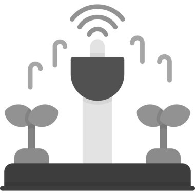 Bir ağaç simgesinin vektör illüstrasyonu