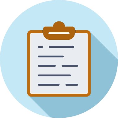 Belge. Web simgesi basit illüstrasyon