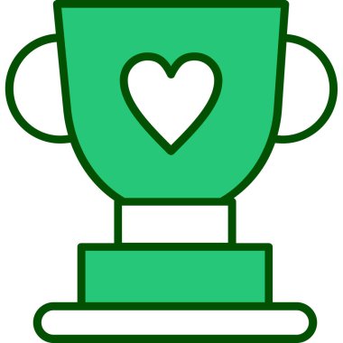 Kupa ikonu. vektör.