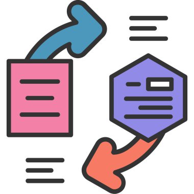 Kitap. Web simgesi basit illüstrasyon