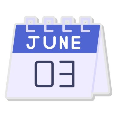 Takvim. Web simgesi basit illüstrasyon