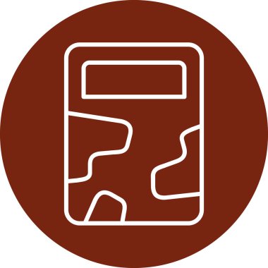 Modern ve basit tasarımın vektör simgesi