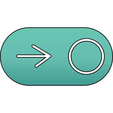 Hap simgesinin vektör illüstrasyonu