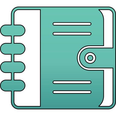 kitap web simgesi basit tasarım