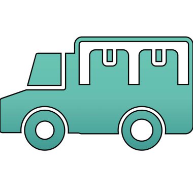 kamyon simgesi vektör illüstrasyon tasarımı