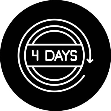 Modern bir simgenin vektör illüstrasyonu