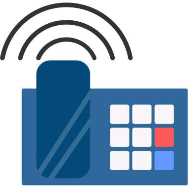 Telefon simgesi vektör illüstrasyonu