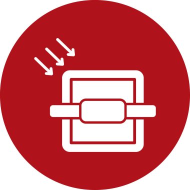 Bilgisayar ekranı. Web simgesi basit illüstrasyon