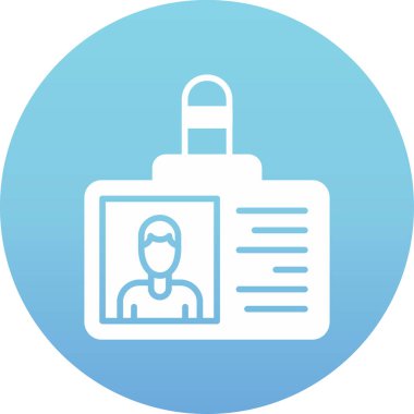 Kartvizit ikonu, vektör illüstrasyonu. tasarım kavramı