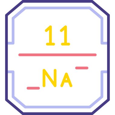 Modern bir simgenin vektör illüstrasyonu