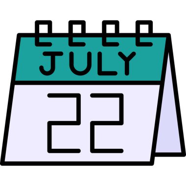 22 Haziran takvim simgesi