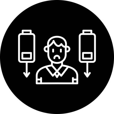 Kullanıcı simgesinin vektör çizimi