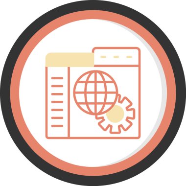 Rozet & sayfası için işletme yönetimi dairesi simgesi