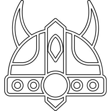 Çizgi film maskesinin vektör çizimi