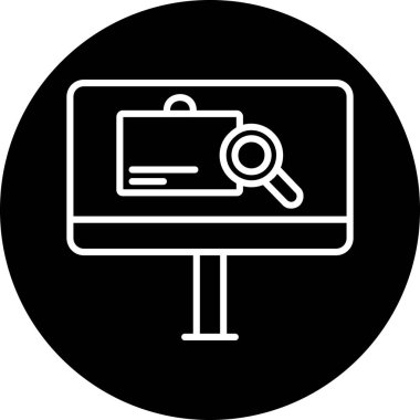 Web simgesi, vektör illüstrasyonu, düz tasarım