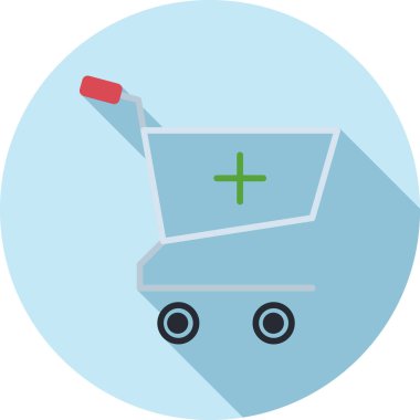 Alışveriş arabasının vektör çizimi