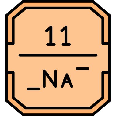 Modern bir simgenin vektör illüstrasyonu