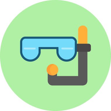 gözlük ikonu vektör illüstrasyonu