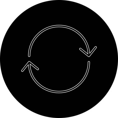 Ok. Web simgesi basit illüstrasyon