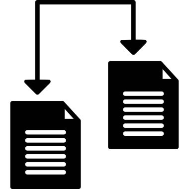 veritabanı simgesi. Web için veritabanı vektör simgesinin basit çizimi