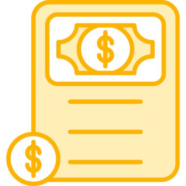 Para için. Web simgesi basit illüstrasyon