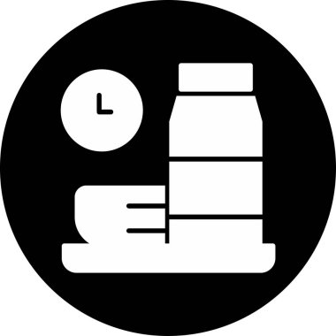 Gıda simgesinin vektör illüstrasyonu