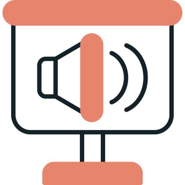 Ses hoparlörü. Basit tasarım