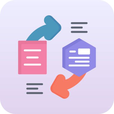 veri depolama vektörü simgesi