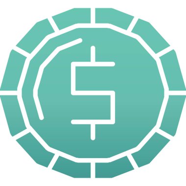 Çip simgesi. Vektör çizim