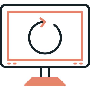 Seo simgesinin vektör illüstrasyonu