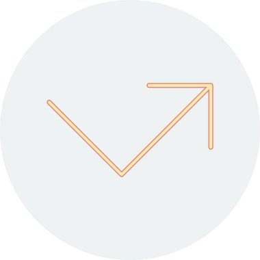 Ok. Web simgesi basit illüstrasyon