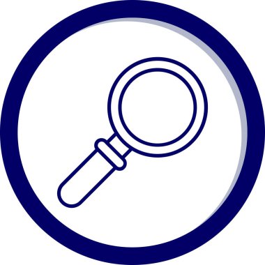 Ara. Web simgesi basit illüstrasyon