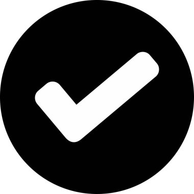 Web simgesi, vektör illüstrasyonunu onayla