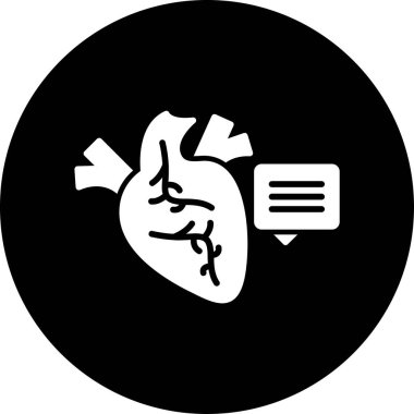 kalp simgesi, vektör illüstrasyonu