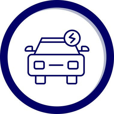 araba simgesi vektör illüstrasyonu