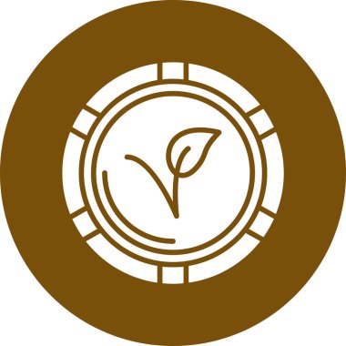 Çiçekli bir bitkinin vektör çizimi