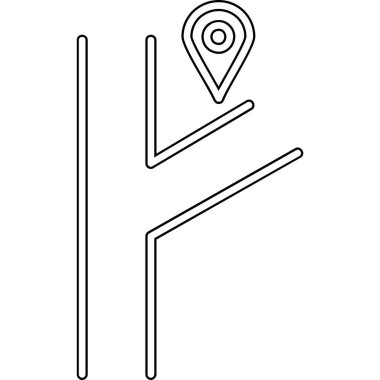 gps konum pin simgesi