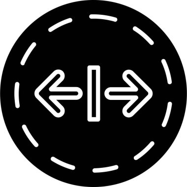 Yön. Web simgesi basit illüstrasyon