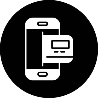 telefon simgesi, vektör illüstrasyonu