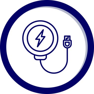 Fiş. Web simgesi basit illüstrasyon