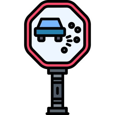 Oto yıkama makinesi simgesini