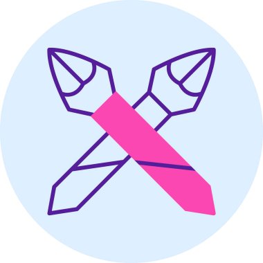 ok simgesinin vektör illüstrasyonu