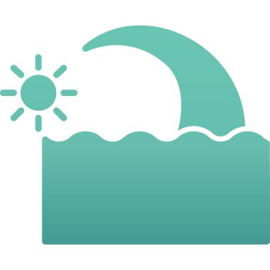 Güneşin vektör çizimi