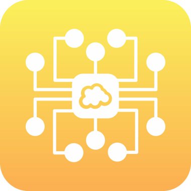 ağ simgesi. Vektör illüstrasyonu