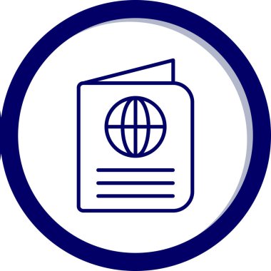 Belge simgesinin vektör illüstrasyonu