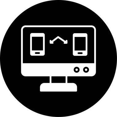 Modern b 'nin vektör illüstrasyonu eksik simgesi