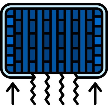 Modern b 'nin vektör çizimi ışık simgesinden yoksun