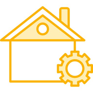 inşaat evi vektör simgesi