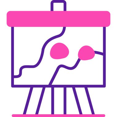 Basit vektör simgesi, takvimin illüstrasyonu