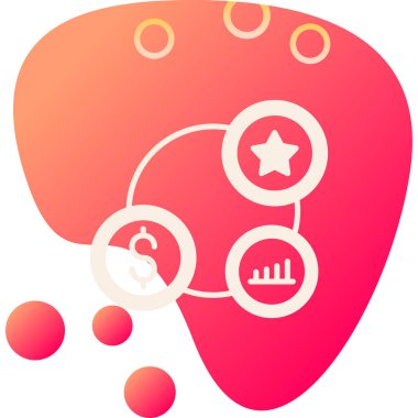 Renk çizgisi bulut teknolojisi simgesi beyaz arkaplanda izole edildi. Sıvı, bulut hesaplama ve veri analizi ile soyut bir kavram. vektör